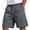 Dark Gray, variant on hlysgo Mens Casual Shorts Flat Front Elastic Waist Drawstring Shorts Summer Beach Vacation Shorts with Pockets Dark Gray,XL