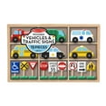 thumbnail image 3 of Melissa & Doug Wooden Vehicles and Traffic Signs With 6 Cars and 9 Signs, 3 of 9