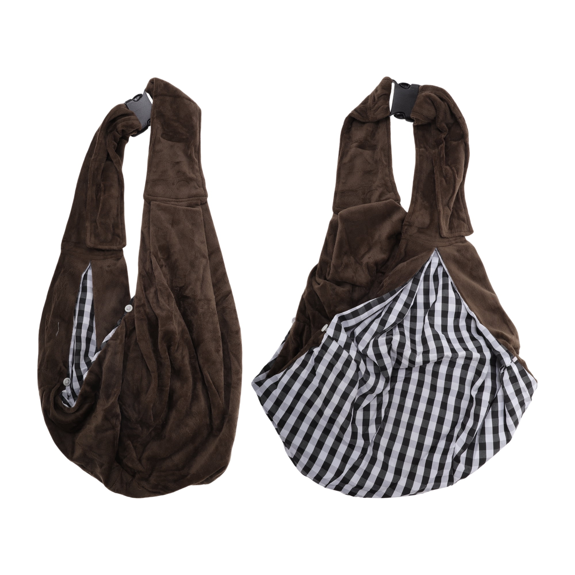 Unique Bargains Flannel Pet Sling Carrier Adjustable Pet Sling for Small Dogs and Cats