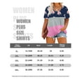 thumbnail image 4 of TIYOMI Plus Size Tops For Women Stripe T-Shirts Floral Short Sleeve Tees Round Neck Color Block Pullover Tunics Pink Casual Loose Fit Blouses 5XL 26W 28W, 4 of 4