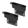 thumbnail image 4 of Zxpjkyu 2 Pieces Car Seat Gap Filler Organizer Auto Console Side Storage Box Keep Clean Black, 4 of 9
