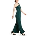 thumbnail image 3 of Adrianna Papell Women's Beaded Crepe Jumpsuit Green Size 4 Petite, 3 of 4