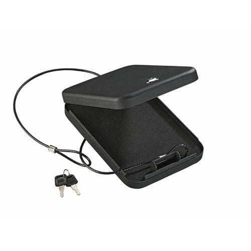 STACKON KEY LOCK PORTABLE SECURITY CASE 6.5 X 9.5 X 1.75 BLACK