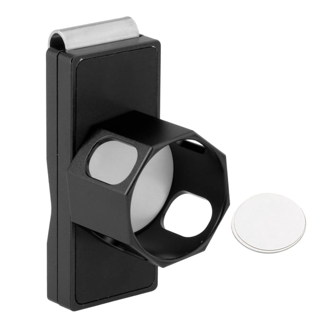 Soporte para Tiza Strade Fareast Limited estuche Compacto Portátil de Aluminio para tiza de billar negro