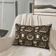 thumbnail image 5 of Sikiie coffee shop house Print Plush Pillow Cover, Wrinkle-proof and Stain-resistant Pillow Protector without Pillow Core, Home Decoration-20"x30", 5 of 6