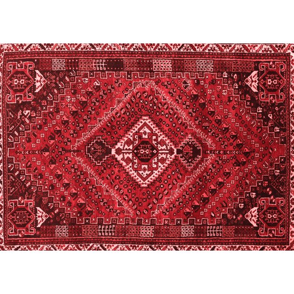 Ahgly Company Indoor Rectangle Persian Red Traditional Area Rugs, 5' x 7'