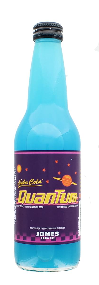 Fallout Nuka-Cola Quantum Jones Soda | Official Berry Flavored Drink | 6PK Count