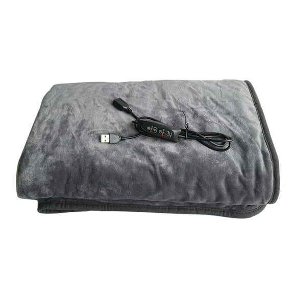 Heated Throw Blanket Portable Usb Heating Blanket Throw Blanket Heated Shawl Washable with 3 Heating Settings for Car Office Home Travel Soft Throw Blanket,Heated Throw Blankets