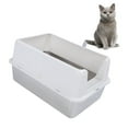 thumbnail image 1 of Caja De Alanza De Gato De Acero Inoxidable Premium Delantero Liso, A Prueba De Fugas, Entrada Cómoda, Mantiene Al área De Alanza Sanitaria, 1 of 7
