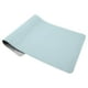 thumbnail image 3 of Alfombrilla de ratón de cuero impermeable multifuncional de doble cara para escritorio (azul plateado), 3 of 14