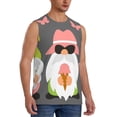thumbnail image 2 of Bingfone Summer Gnome 1 Pattern Men's Tank Tops Workout Sleeveless Tee Shirts Running Beach Tanks for Men-3X-Large, 2 of 4