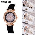 thumbnail image 3 of Misterolina 4pcs Watches Women Leather Band Casual Womens WristWatch Bracelet Gift, 3 of 7
