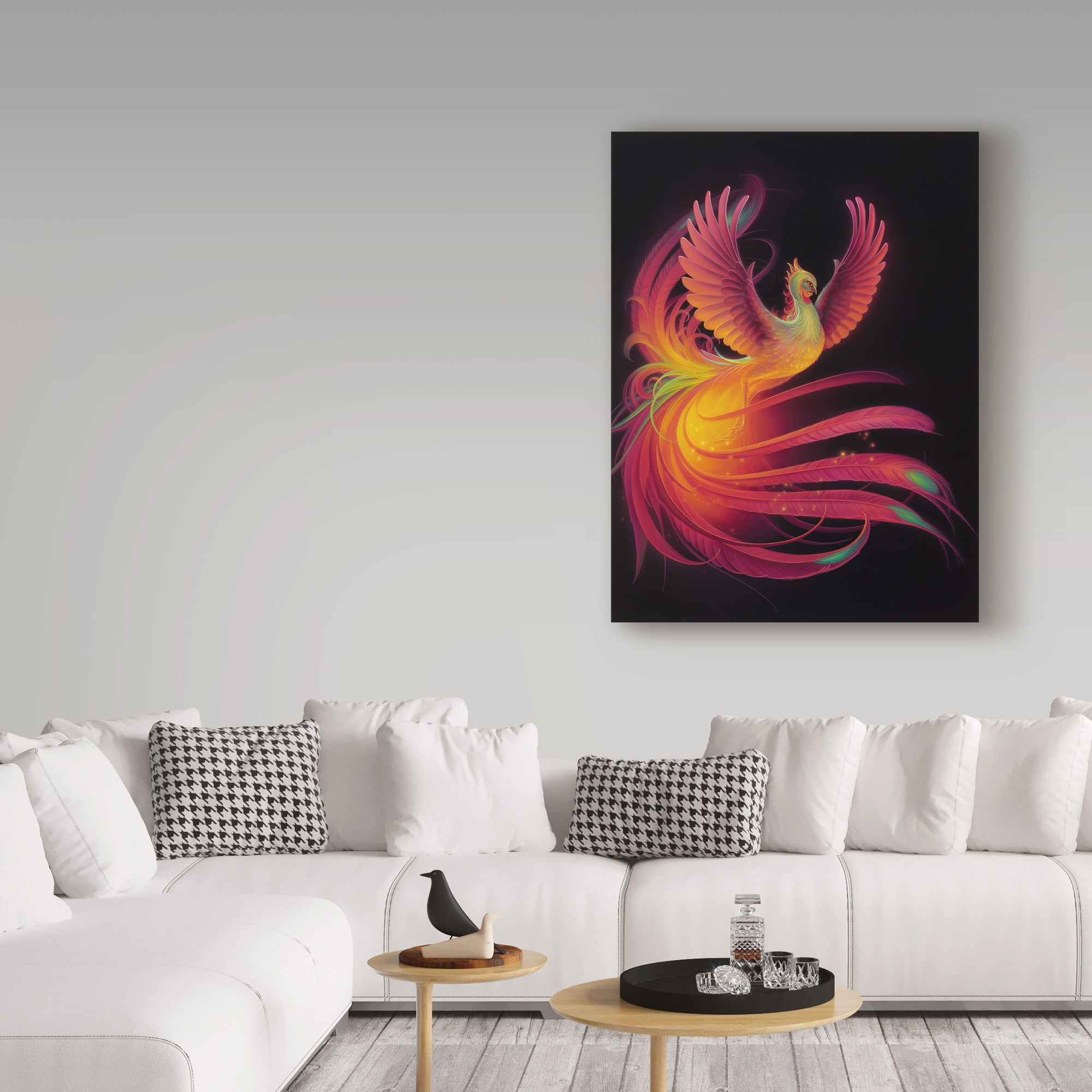 Trademark Fine Art 'Phoenix' Canvas Art by Kirk Reinert