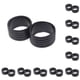 thumbnail image 2 of Greeniant 2 piezas agarre de raqueta anillo de goma mango Overgrip Fix bandas Kit agarre cinta Protector Universal profesional al aire libre negro Negro 10piezas Greeniant  CBP165212, 2 of 4