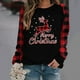 thumbnail image 1 of Pntutb Navidad moda mujer Casual manga larga impreso señoras sudaderas tops Pntutb Pntutb-2489, 1 of 4
