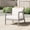 Light Gray, variant on CARZZI LIFE Outdoor Patio Club Chair with Thick Waterproof Cushion, Deep Seating Design for Backyard, Garden, Porch and Balcony Use (Light Gray Acacia Wood Foam)