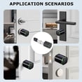 thumbnail image 4 of Cilindro De Cerradura De Entrada Sin Llave Eléctrico, Fácil Acceso Seguridad Mejorada 100 Huellas Dactilares Uso Conveniente Cilindro De Cerradura Inteligente Sin Llave Con 2, 4 of 7