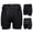 Style1-Black mens shorts, variant on Mceream Men's Protective Padded Shorts, High-Waisted Anti-Fall Hip & Tailbone Protection Shorts, Breathable Stretch Impact Armor Shorts for Snowboarding, Skiing, Skateboarding, Cycling Black S