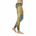 thumbnail image 3 of SUNENAT Vintage African Map World Map Women's Capri Leggings Stretchy Skinny Yoga Pants XXXL, 3 of 4