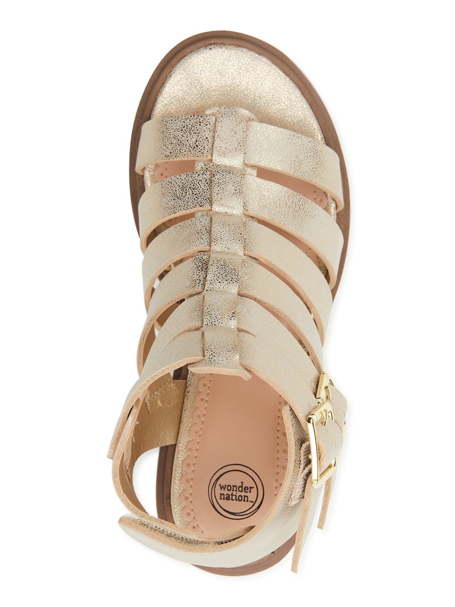 Wonder Nation Little & Big Girls Block Sandal