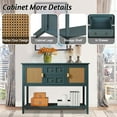 thumbnail image 5 of Zzistar Console Table, Rattan Entryway Table with 2 Drawers ,Storage Cabinet Accent Sofa Table Entryway Table for Living Room, Hallway, Foyer, 5 of 8