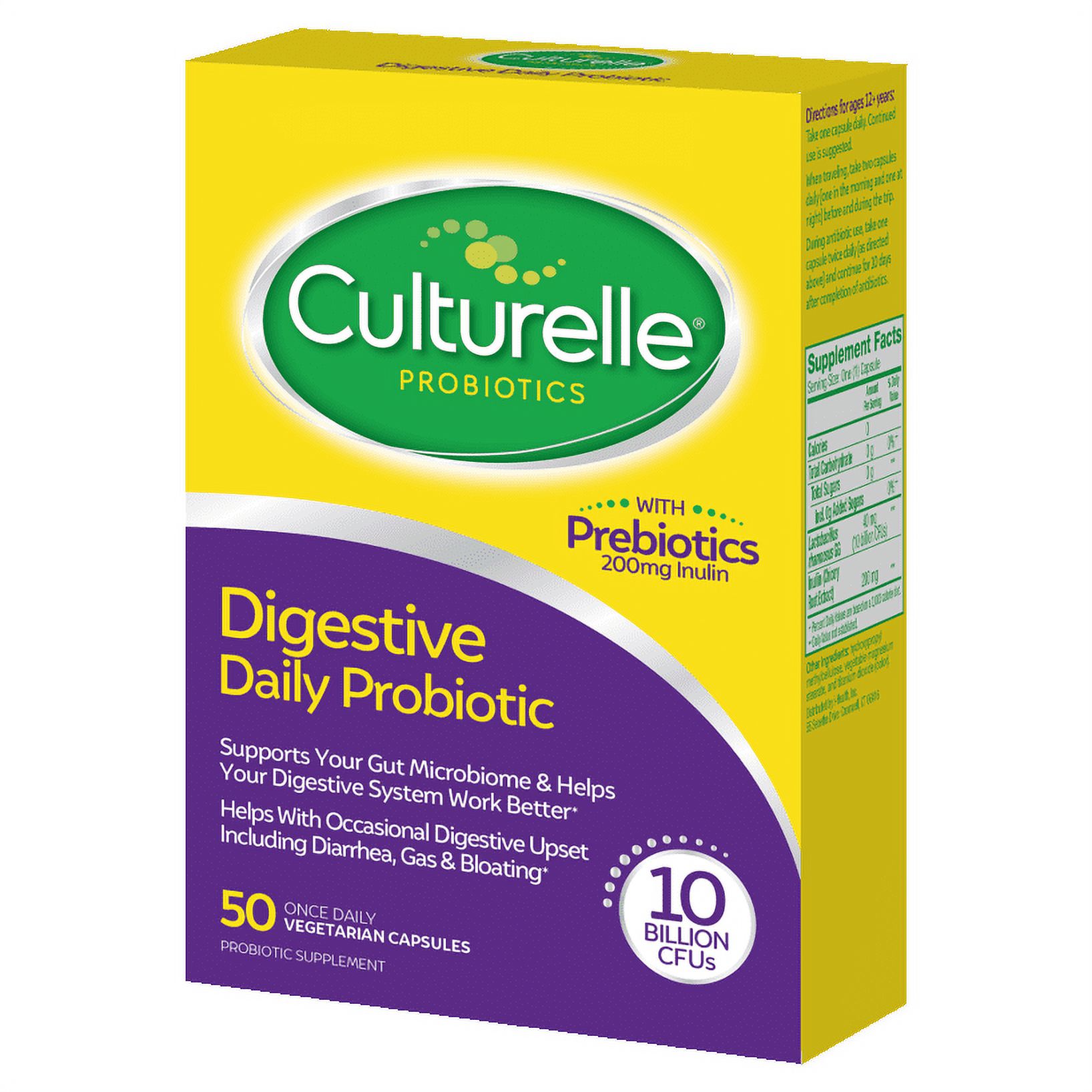 Culturelle Digestive Health Daily Probiotic Supplement, 50 Count - image 3 of 9
