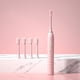 thumbnail image 1 of Cepillo de dientes eléctrico para adultos y niños, recargable por USB, sónico, carga rápida durante 60 días, color rosa, 1 of 1