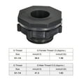 thumbnail image 5 of Unique Bargains G1-1/4 Thread PVC Bulkhead Tank Adapter with Plug Fitting 1 Set, 5 of 5