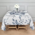 thumbnail image 4 of 60x60 Inch Waterproof Square Tablecloth, Thickened Polyester Table Cover for Dining & Parties, Floral Print, 4 of 6