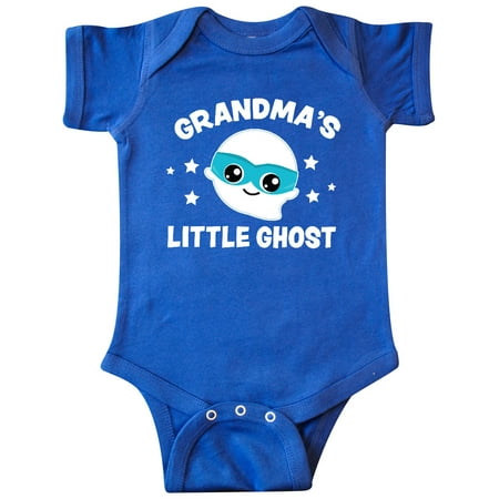 

Inktastic Cute Grandma s Little Ghost with Stars Gift Baby Boy or Baby Girl Bodysuit