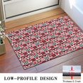 thumbnail image 3 of Red and Black Christmas Love Pattern Door Rugs,Washable Non Slip Door Mats Indoor,Decorative Door Mats,Entry Mat Indoor for Entrance,Bedroom,Kitchen,Bathroom,16"x24", 3 of 6