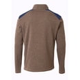 thumbnail image 2 of A4 Tourney Quarter Zip For Men in Heather/Navy | N4094, 2 of 3
