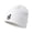 White, variant on SYMOID White Winter Hat for Men Women - Cuffed Knit Beanie with Embroidered Skeleton Hats,Size Free Size