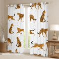 thumbnail image 2 of Castle Fairy Wildlife Blackout Curtains Set of 2 (52x84 Each),Animal Window Curtains, 2 of 6