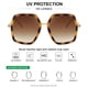 thumbnail image 4 of Gafas de Sol WOWSUN Oversized de Moda para Mujer UV400, 4 of 6