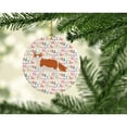 thumbnail image 2 of La Perm #2 Cat Christmas Ceramic Ornament 2.8 in x 2.8 in, 2 of 3