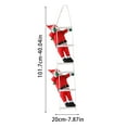 thumbnail image 2 of putnchl Christmas 35cm Santa Climbing Ladder Furniture Figurine Hanging Christmas Decoration, 2 of 4
