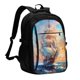 thumbnail image 1 of Balery Sailing Ship Ocean Sunset Mochila con carga USB para hombre y mujer - Mochila impermeable y antirrobo para laptop con puerto USB para viajes, trabajo, 1 of 7