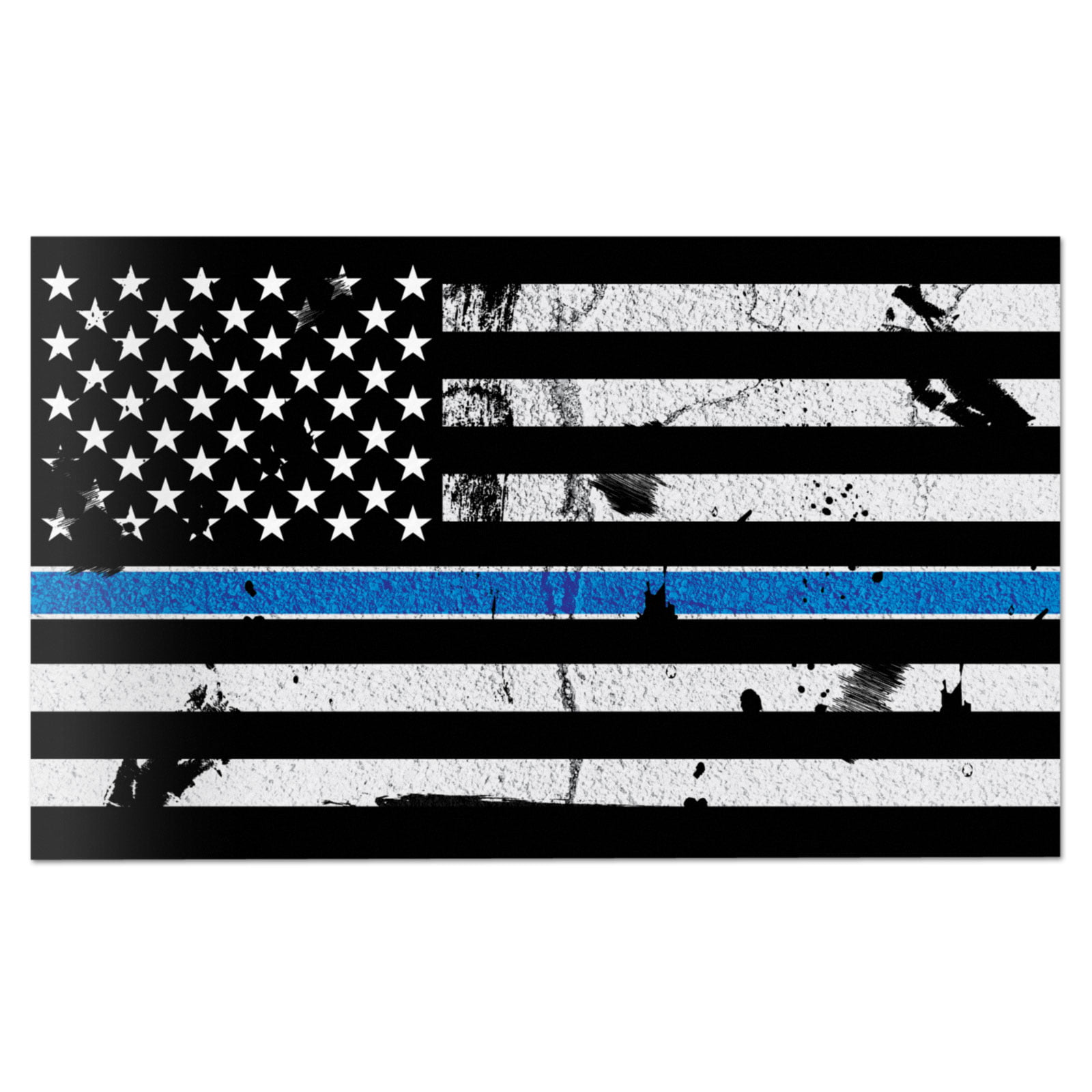 be safe Home Decor Mirror Quote Thin Blue line decal love you Vinyl Mirror or Wall Decal Police Decal law enforcement Decal