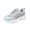 Silver, variant on EKVAHL Orthopedic Sneakers for Women, Breathable Mesh Upper Wide With Shoes, Arch Support Lightweight Athletic Walking Shoes White