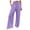 Purple, variant on Womens Cotton Linen Pants 2023,Trendy Elastic High Waisted Wide Leg Palazzo Pants Baggy Lounge Pants Summer Beach Trousers with Pockets