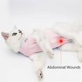 thumbnail image 4 of 1 pieza de ropa para mascotas, traje de esterilización/castración para gatos, traje de destete posoperatorio, traje de recuperación, rehabilitación posoperatoria para gatos madre, 4 of 5