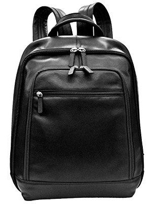 ili adjustable strap leather backpack