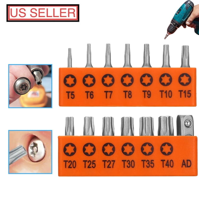 Seguridad de material prueba de manipulaciones Broca hexagonal Destornillador de tres alas 1/4 pulgadas Vástago hexagonal métrico shamjiam Broca hexagonal a prueba de manipulaciones