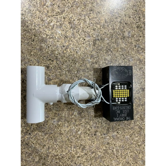 Led Flounder Gigging Light 3000 Lumens- - Head With Snap On Mount