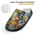 thumbnail image 4 of Kids The Legend of Zelda Slippers Anti-slip Fluffy Fuzzy House Slippers Warm Soft Plush Winter Fluffy House Shoes for Boys Girls, 4 of 7