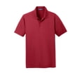 thumbnail image 5 of Port Authority Diamond Jacquard Polo-L (Rich Red), 5 of 6