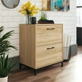 thumbnail image 2 of UrbanPro Traditional Engineered Wood Lateral File Cabinet in Charter Oak, 2 of 5