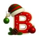 thumbnail image 2 of Colgante de Árbol de Navidad Acrílico 2D con 26 Letras | Adorno de Doble Cara para Decoración Navideña | Regalo Familiar para Navidad, Cumpleaños y San Valentín | Decoración Colgante Versátil, 2 of 5