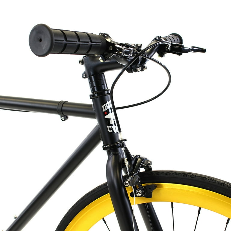 Black and online yellow fixie